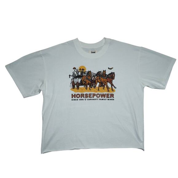 Elwood x Carhartt Family Wines “Horsepower” Tee – Size XL – NWT - Picture 1 of 4
